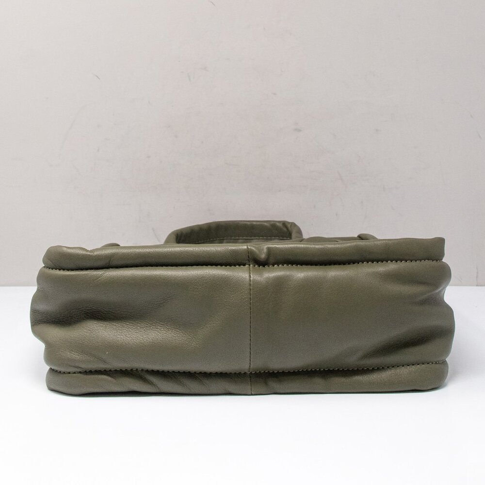 Cole Haan Grand Series Quilted Tote Bag Tea Leaf Green Leather - Picture 9 of 11